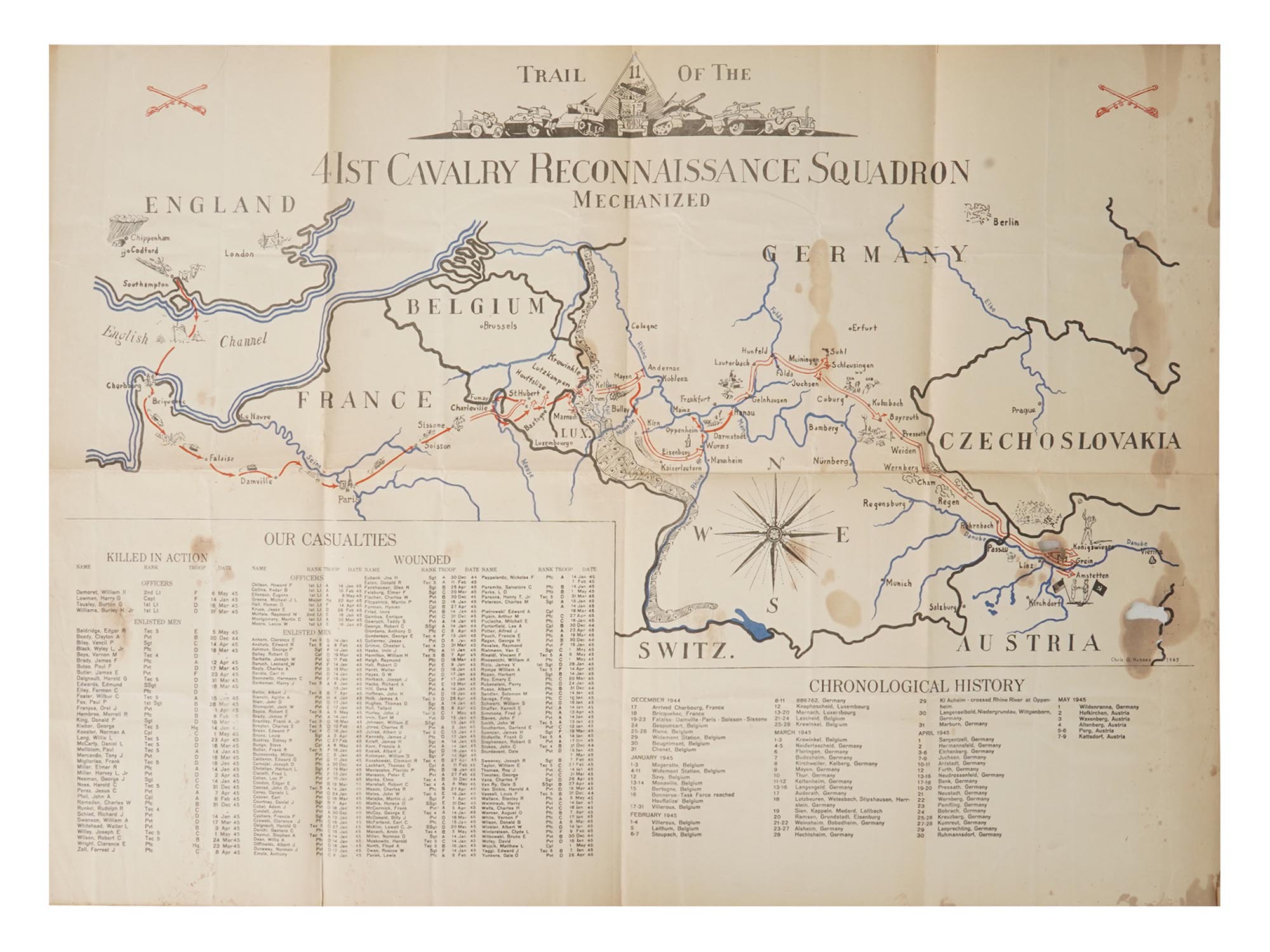 COLLECTION OF WWII ERA DOCS PRINT MAPS NEWSPAPERS PIC-4